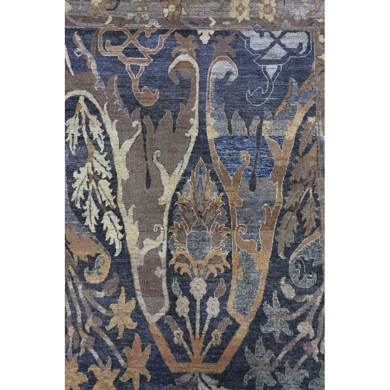 Tapis unique en laine 7 pi 1 po x 11 pi 2 po Silk Treasures