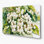 Art mural en métal beige fruit groseille