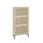 Modern 3-Door Shoe Rack, Freestanding Storage For Entryway, 44Lb Load Capacity, Engineered , -Proof, Sun-, Smooth Finish, 2 Compartments Each Layer, Black Handle, Matte Textured Metal Base, Slip-1601422750