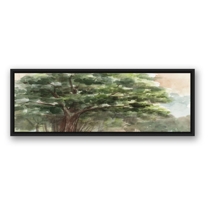 Arbre pastoral sur toile