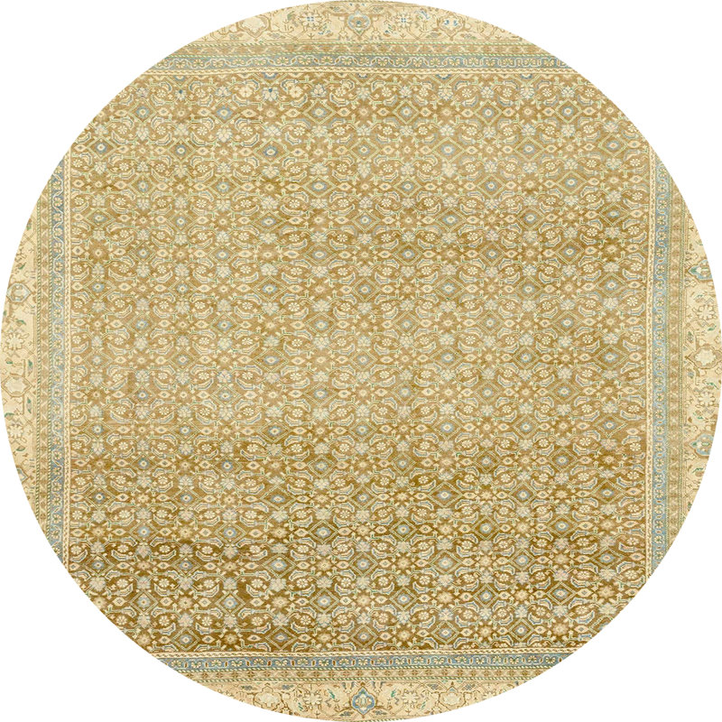 Tapis abstrait moderne 2109, Rond 4 pi