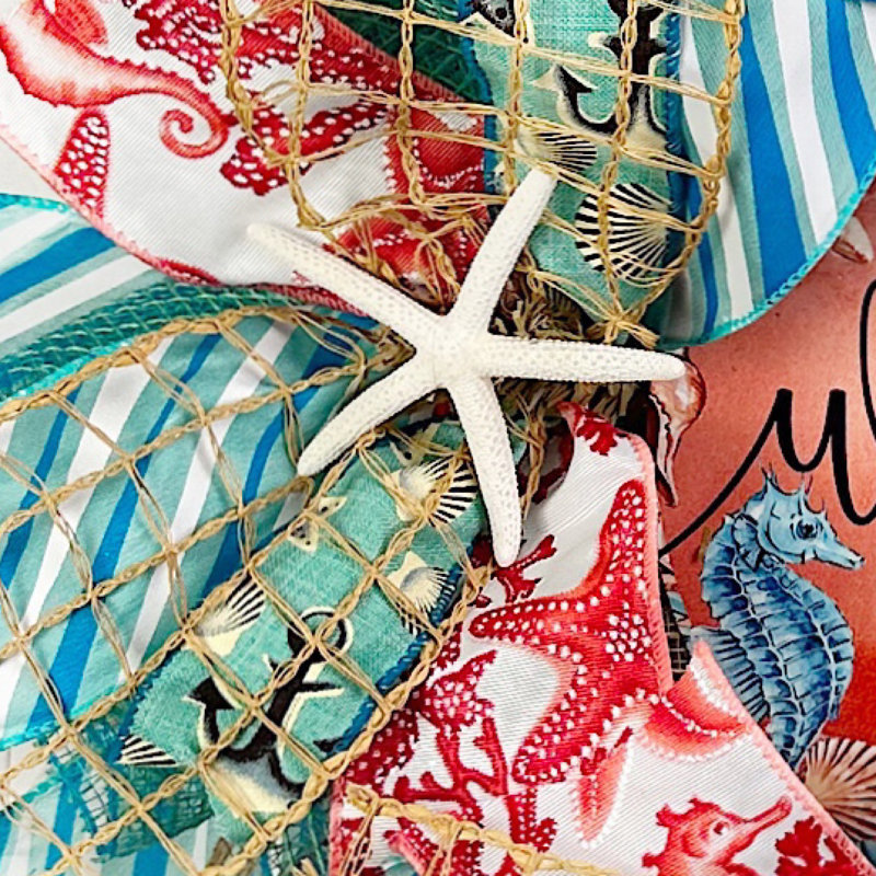 Couronne en maille 20 po Seahorse Beach