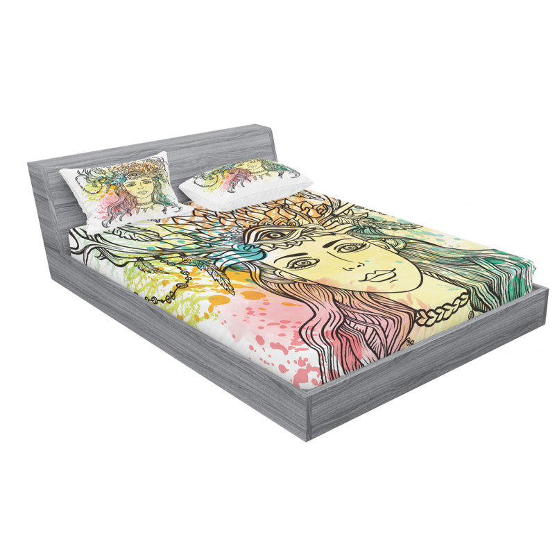 Microfiber Sheet Set, Full Sheet Set with Fitted Sheet