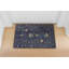 Laurel Edina Machine Woven Polyester No Pattern Area Rug in Navy-1291453774