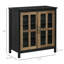 Buffet de cuisine avec portes en verre-75041346