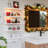 5-pack White Floating Wall Shelves, Modern Picture Ledge For Storage & Decor