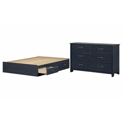 Commode de lit Asten Blueberry