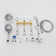 Dual Shower Head Combo With Tub And Shower Trim Kit With Rough-in Valve