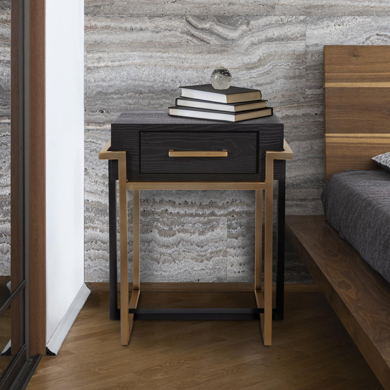 Listermann 20'' W Metal Nightstand