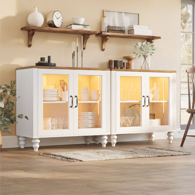 62.8" Sideboard With Led Light