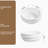 Topcraft 15.75 Inch White Round Diamond Pattern Ceramic Bathroom Sink