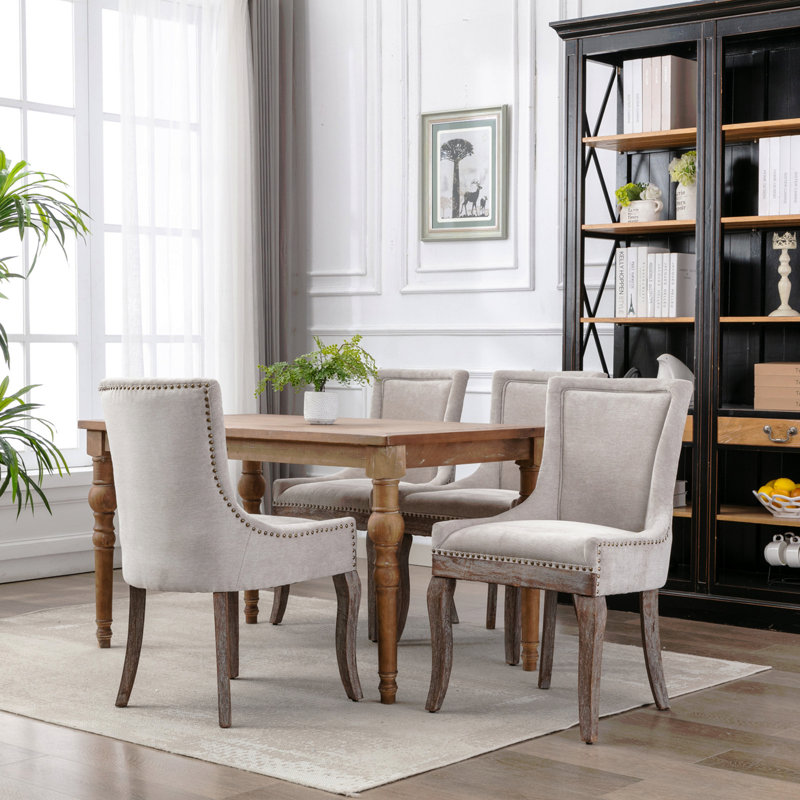 Furniture, chaise de salle à manger d'appoint, Beige