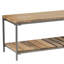 Banc d'appoint avec tablette à lattes Foundry