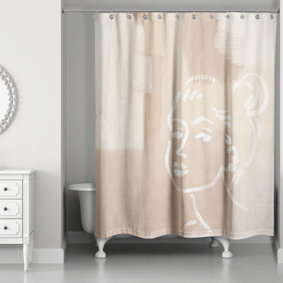Rideau de douche Neutral Desert Girl