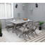Delia 4 - Person Solid Wood Patio Dining Set Rectangular Table-70625764