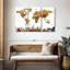 Carte du monde en bronze 3 pièces-92763713