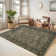 Machine Washable Area Rugs for Living Room, Floral Rugs Oriental Vintage Rugs Distressed Non Slip Stain Resistant Soft Low Pile Carpet for Bedroom Dining Room Nursery Kids Room