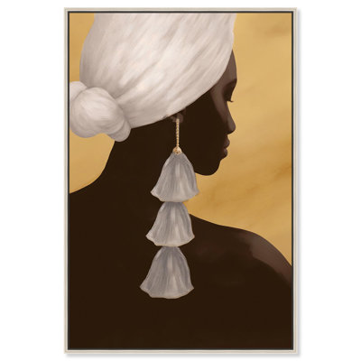 Exotica Glamorous Canvas Tropical Glam Protraits by Art Remedy