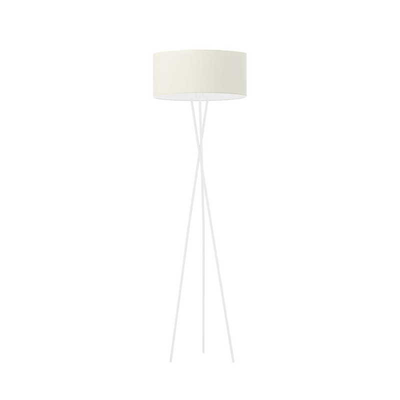 Arless 160cm Tripod Floor Lamp, Ecru, White