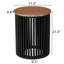 Table d'appoint en bois massif ACACIA
