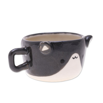 Trinx Handmade Feline Demitasse Ceramic Espresso Cup