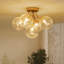 Plafonnier semi-encastré 5 lumières Spoutnik Globe-1765271348-1765271346