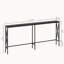 Console 70,9 "avec rangement, canapé industriel avec structure en métal