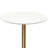 Rely Dining Table, Round White Lacquer Top, Gold Metal Base-115685967