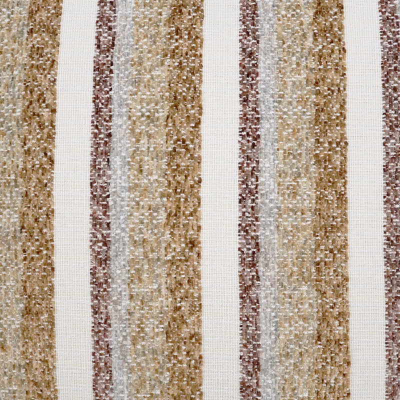 Bailey Striped Pillow Cover & Insert, Tobacco, Square 36"