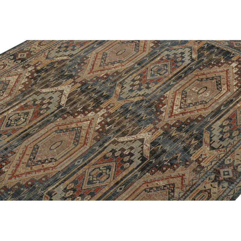 One-of-a-Kind No Hand Knotted Area Rug