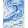 Nuzzo Dunes Retro Marble Flat-Weave Blue Area Rug