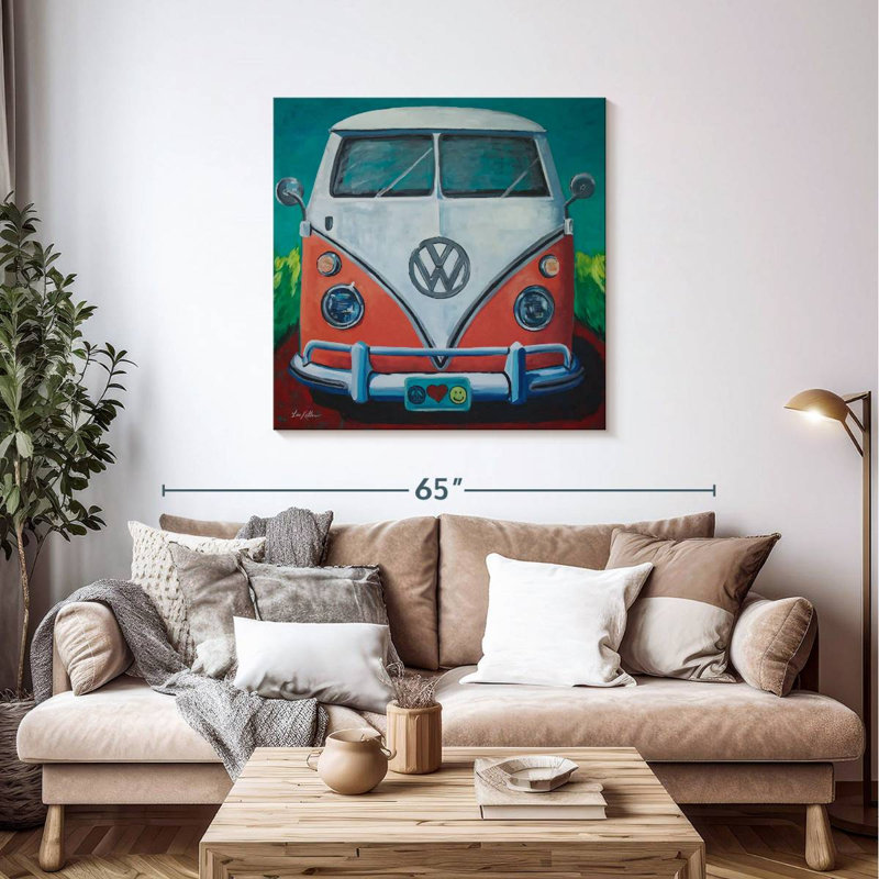 Volkswagen Van Bohemian Dream, 39" H x 39" W