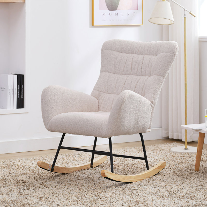 Upholstered Swivel Rocker Wayfair Nursery Rockers Viv Rae™ Hudak