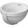 Architec Ceramic Circular Undermount Bathroom Sink with Overflow