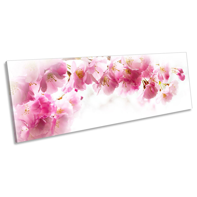 Spring Blossom Flowers - Wrapped Canvas Panoramic Print, 30.48cm H x 91.44cm W