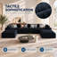Canapé modulaire à nuage compressé NOIR-976029158-973149818