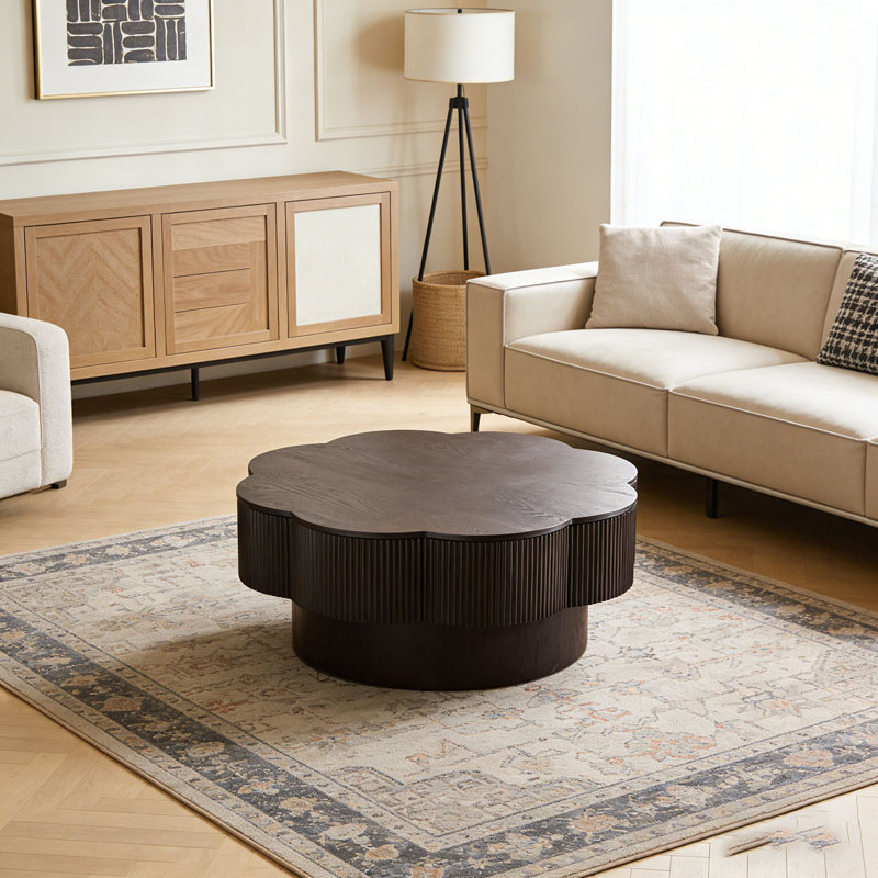 Table basse 31,50 ", Marron foncé