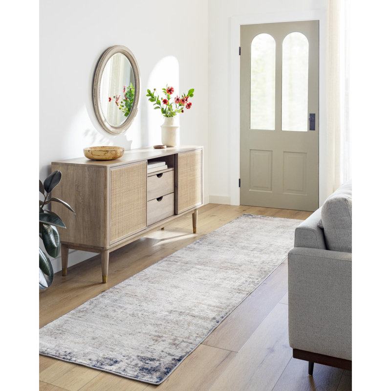 Jemison Abstract Indoor Rug, Runner 2'7" x 10'
