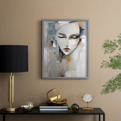 WOMEN Series CX  -Premium Framed Print -Ready to Hang - No Nails Required