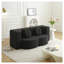 Upholstered 0 " Linen Sofa