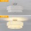 Luminaire de plafond semi-encastré à 3 lumières en métal et en tissu Muho pour salle à manger, salon, chambre à coucher, couloir, entrée, cuisine-1638772072