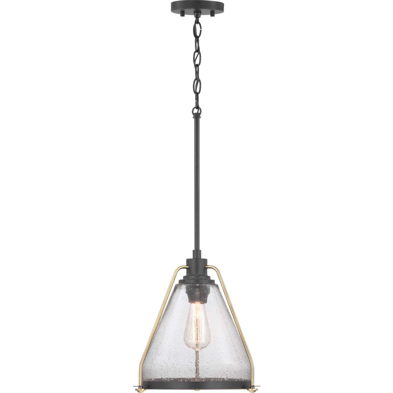 Luminaire suspendu à 1 lumière Propst, Bronze antique