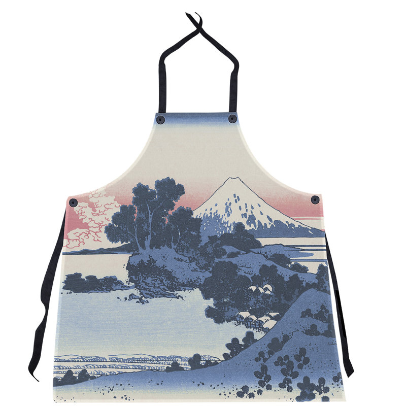 Bib Apron, Blue/Pink