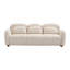 78 po Canapé rembourré 3 places avec 3 coussins Modern