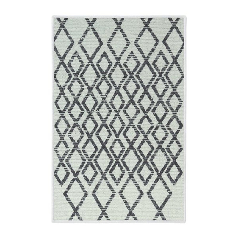Becknell Cotton Geometric Indoor Rug, Rectangle 2' x 3'