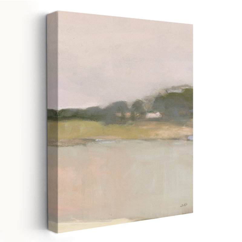 Dream Valley II Neutral Crop I Contemporary Contemporary Landscape brun rosé, H 24 po x l 16 po