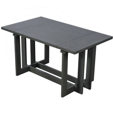 Rustic Extendable 7-Piece Dining Set with Upholstered Chairs