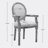 Upholstered Fabric Dining Armchair, Set of 2-1188180780