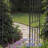 Iron Arched Trellis Garden Arbor