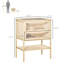 Cage à hamster avec fenêtre en bois